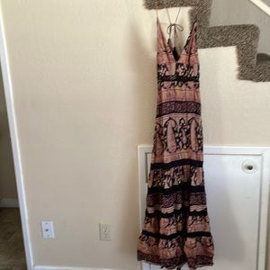 - Free People maxi dress Sz M cotton bend?